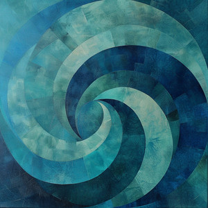 Echoes in Indigo Space by Sunset Lover