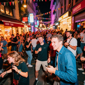 fiesta en toda la calle by Maria Angel