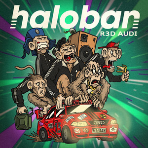 Red Audi by Haloban