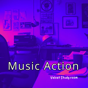 Music Action — Velvet study room (2026)