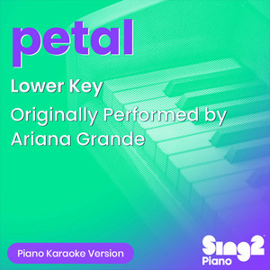 petal (Lower Key) [Originally Performed by Ariana Grande] - Piano Karaoke Version