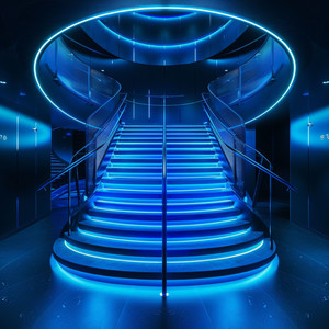 Circle in Cyan by Blue Note Circle