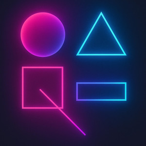 Shapes 2 by synthwave man