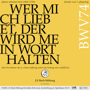 Wer mich liebet, der wird mein Wort halten, BWV 74: No. 2, Komm, komm mein Herze steht dir offen - Live