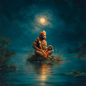 Moonlit Hanuman by Mr. Dawzo