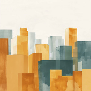 Ivory Skyline by Saffron Keys