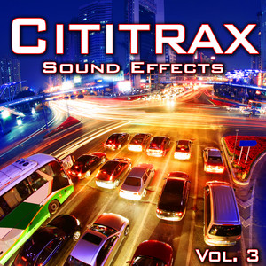 The Hollywood Edge Sound Effects Library - Two Distant Medium Size Dogs Bark Steady and Another Barks Sparsely with Some Traffic Wash