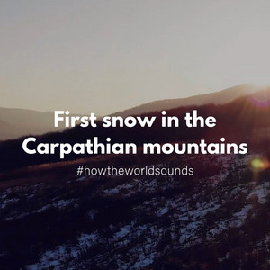 First Snow in the Carpathian Mountains