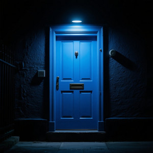 Blue Door at Midnight FL by Velyralle