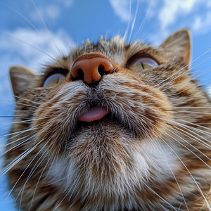 Jazzy Pic — A cat on a mission