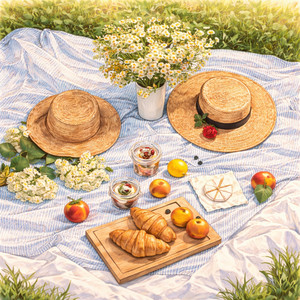 Picnic Flowers by gldnbeats., awaikaze