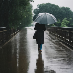 When Rain Falls on Still Air