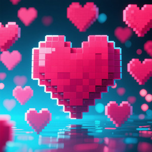 Pixel Hearts by OKTA PRI SHANT7