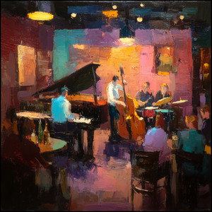 Parisian Mood by Morning on Canvas
