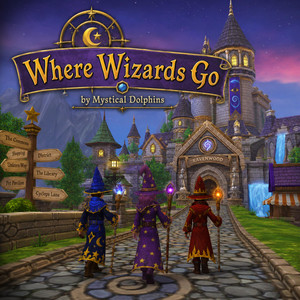 Where Wizards Go by Mystical Dolphins