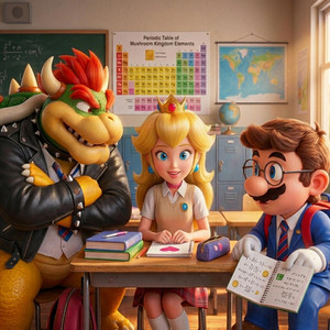 Mario Back To School by Croco Beat