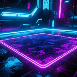 FREDDIE MAINGA SIKANETA - Neon Carpet at Midnight