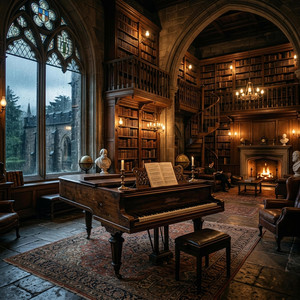 Dark Academia Piano for Late Night Study by GØDA