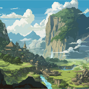 Mountains of Wuxia by Damian Teo