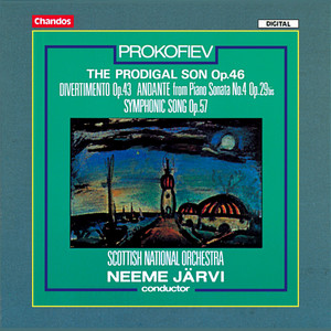 Prokofiev: The Prodigal Son, Divertimento, Andante from Piano Sonata No. 4 & Symphonic Song album