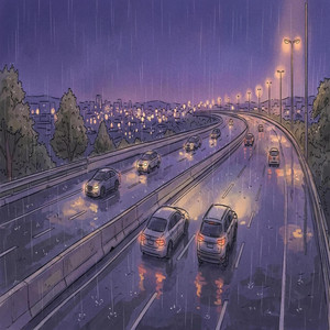 Rainy Highway by DJChiki.