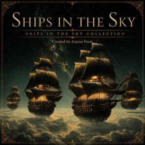 SHIPS IN THE SKY by Arjuna Noor