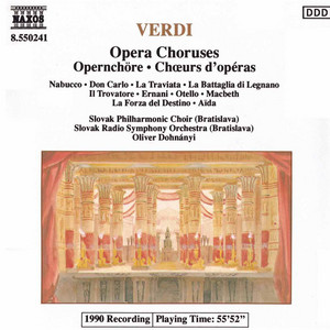 La traviata: Gypsy Chorus 'Noi siamo zingarelle' by Giuseppe Verdi, Marian Vach, Slovak Philharmonic Chorus, Slovak Radio Symphony Orchestra, Oliver von Dohnanyi
