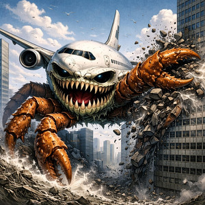 CRABTANIC AIRPLANE (Infected Sky) by Fexarion