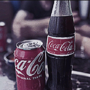 fresh bottle of coke. by Damolin