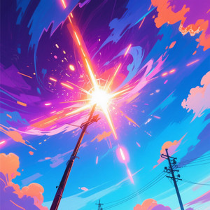 Neon Flare by HERLANI SAPUTRA