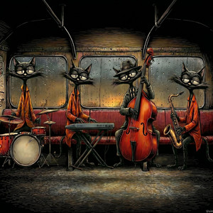 Candlewax Saxophone by Alley Cats Groove