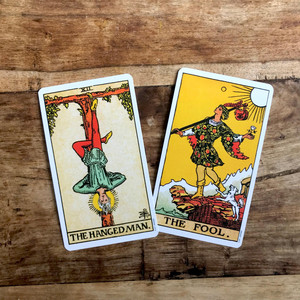 The Hanged Man & The Fool by John Lion