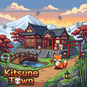 Kitsune Town by kawaiiwork