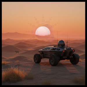 Rover on Mars by Tractors & Flowers