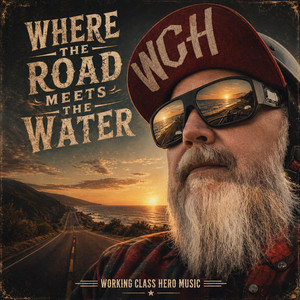 Where The Road Meets The Water by Les Buehner