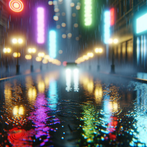 When the streetlights sing by Senneth