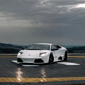 White Lamborghini by Aran