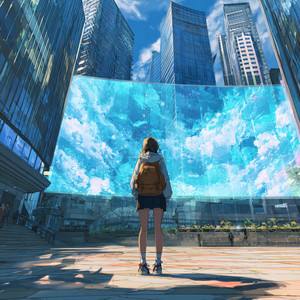 Curved Sky Display by Kudasai