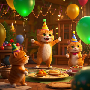 TheTrend - Cats Party Time