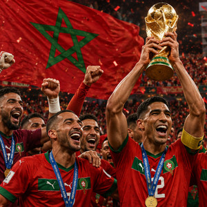 Allez Les Rouges Allez - أغنية أسود الأطلس by كولشي بالشعبي - Koulchi b'Chaabi