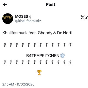 B4TRAPKITCHEN by Khalifasmurlz, Ghoody, De Notti