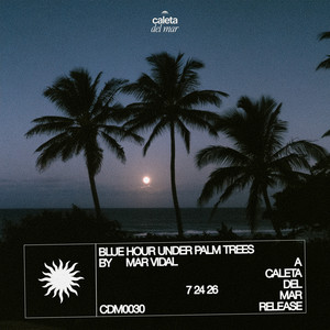 Blue Hour Under Palm Trees by Mar Vidal