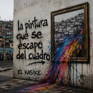La pintura que se escapó del cuadro by El Kasike