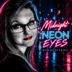 Midnight Neon Eyes by Suteos Studios