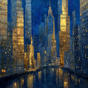 Midnight Symphony City by Sebastian Greyson