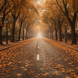 Calle de Hojas by Joan De la H