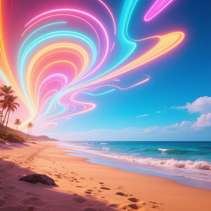 On the beach by DJ ROCKIE