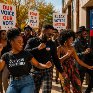 Voting Day Boots to the Ground by Goddess Mia