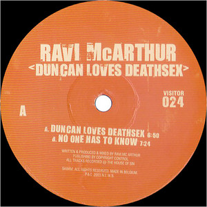 Duncan Loves Deathsex by Ravi McArthur
