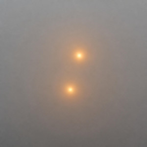 Fog Lamp by Receipt Paper